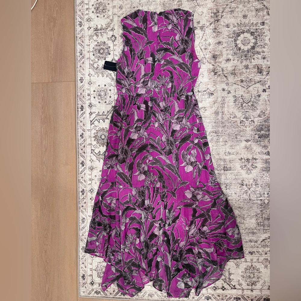 RACHEL Rachel Roy Vibrant Purple Floral Dress